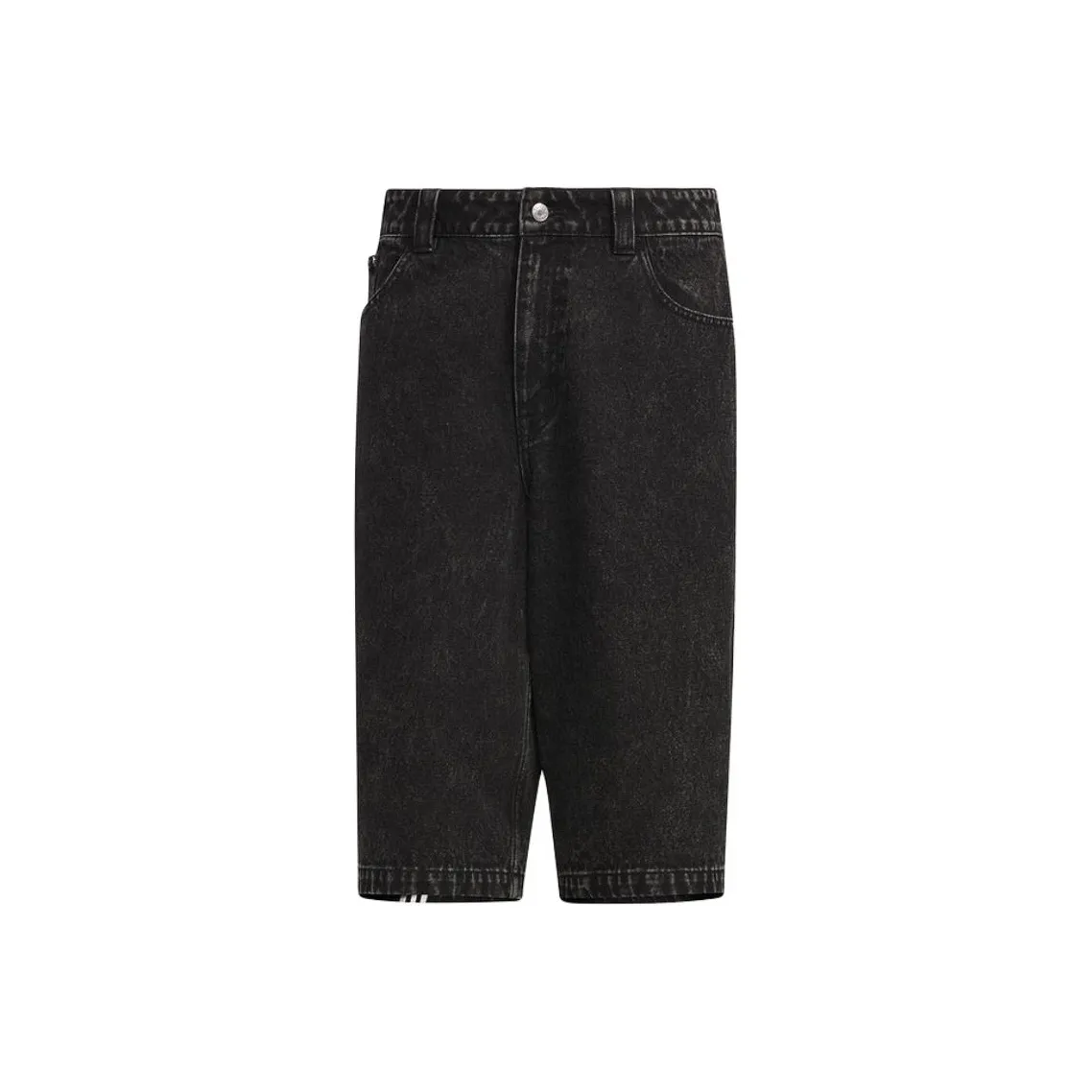 Adidas Originals Повседневные шорты Унисекс Средний Деним Черный