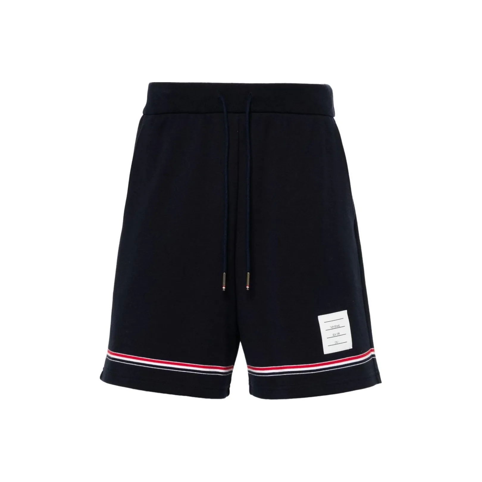 THOM BROWNE Mid Rise Drawstring Track Shorts