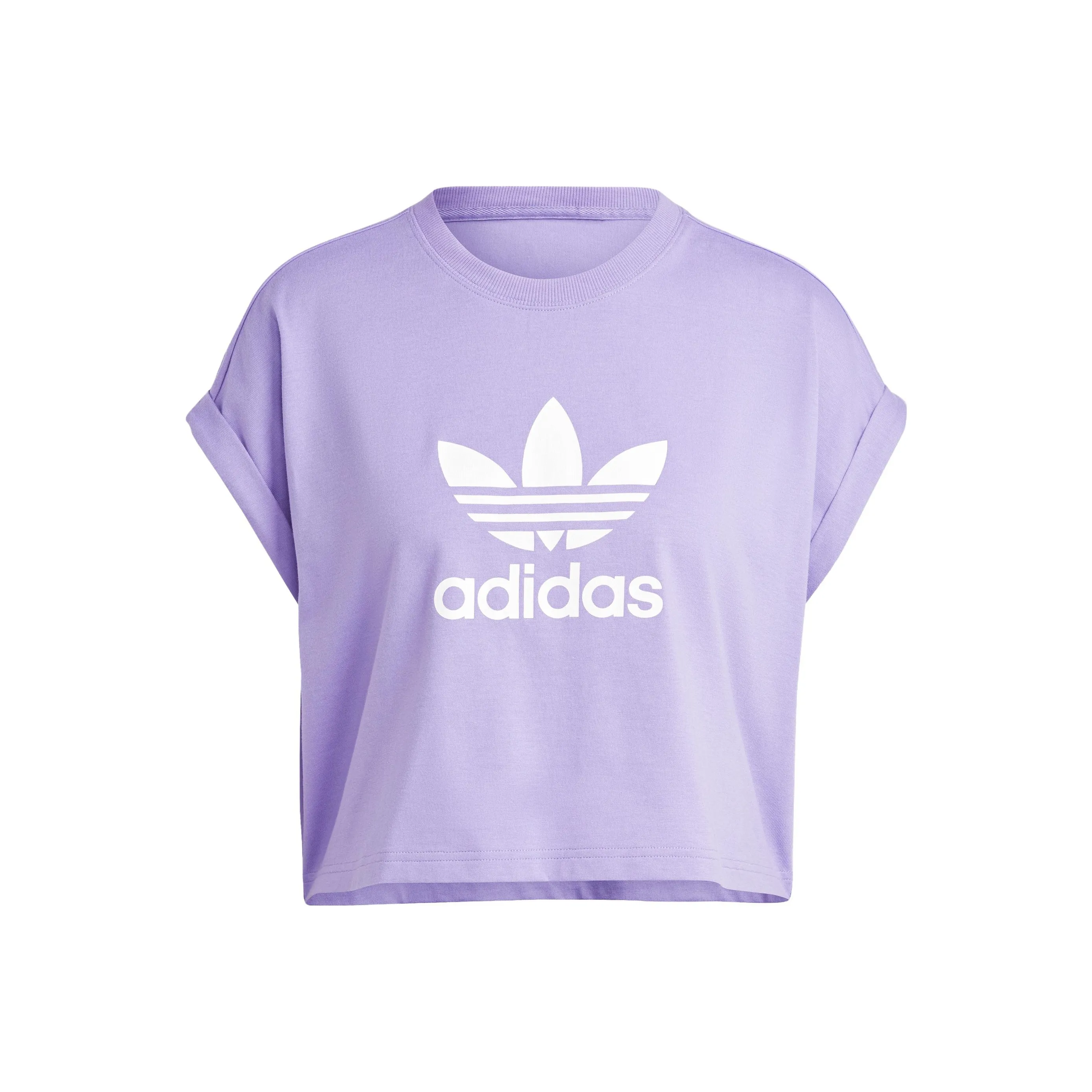 Adidas Originals Реглан-рукав Т-рубашка Женская Магия Светло-фиолетовый