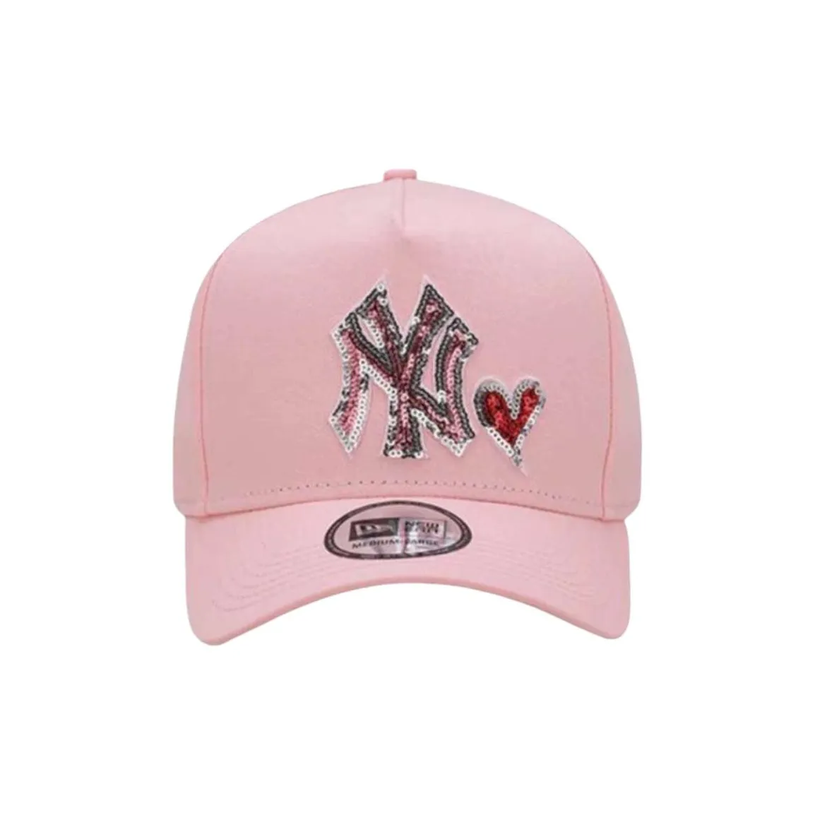 New Era Хлопковые кепки унисекс розовые