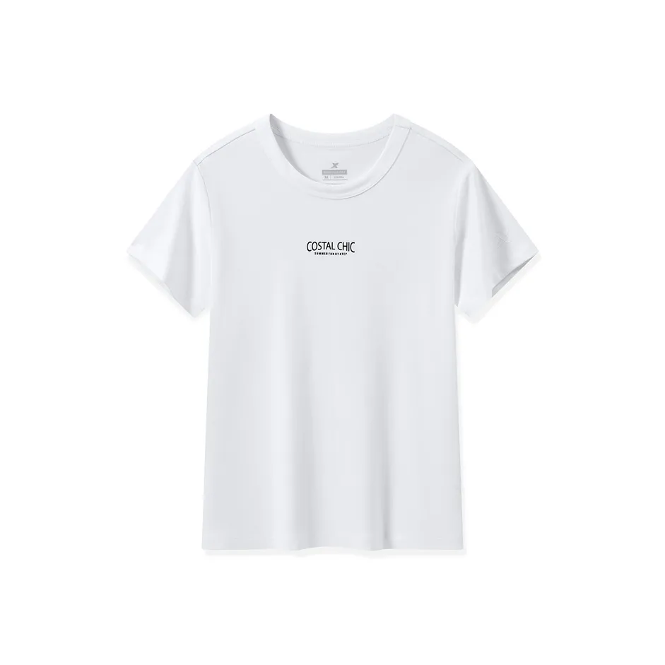 XTEP Vitality Series T Shirt Women's Pearl White