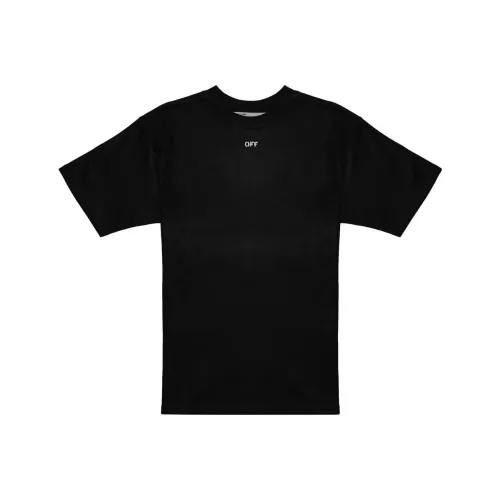 Off Белый SS23 Черный Женские Футболки
