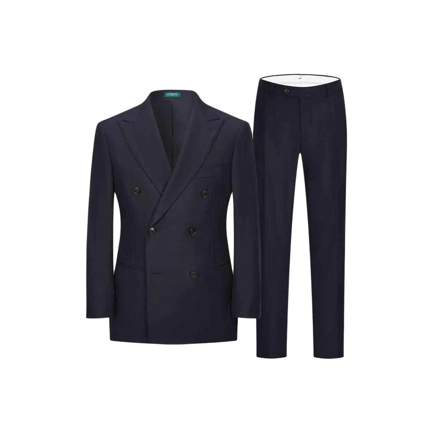 BY CREATIONS Бизнес-костюм мужской темно-синий