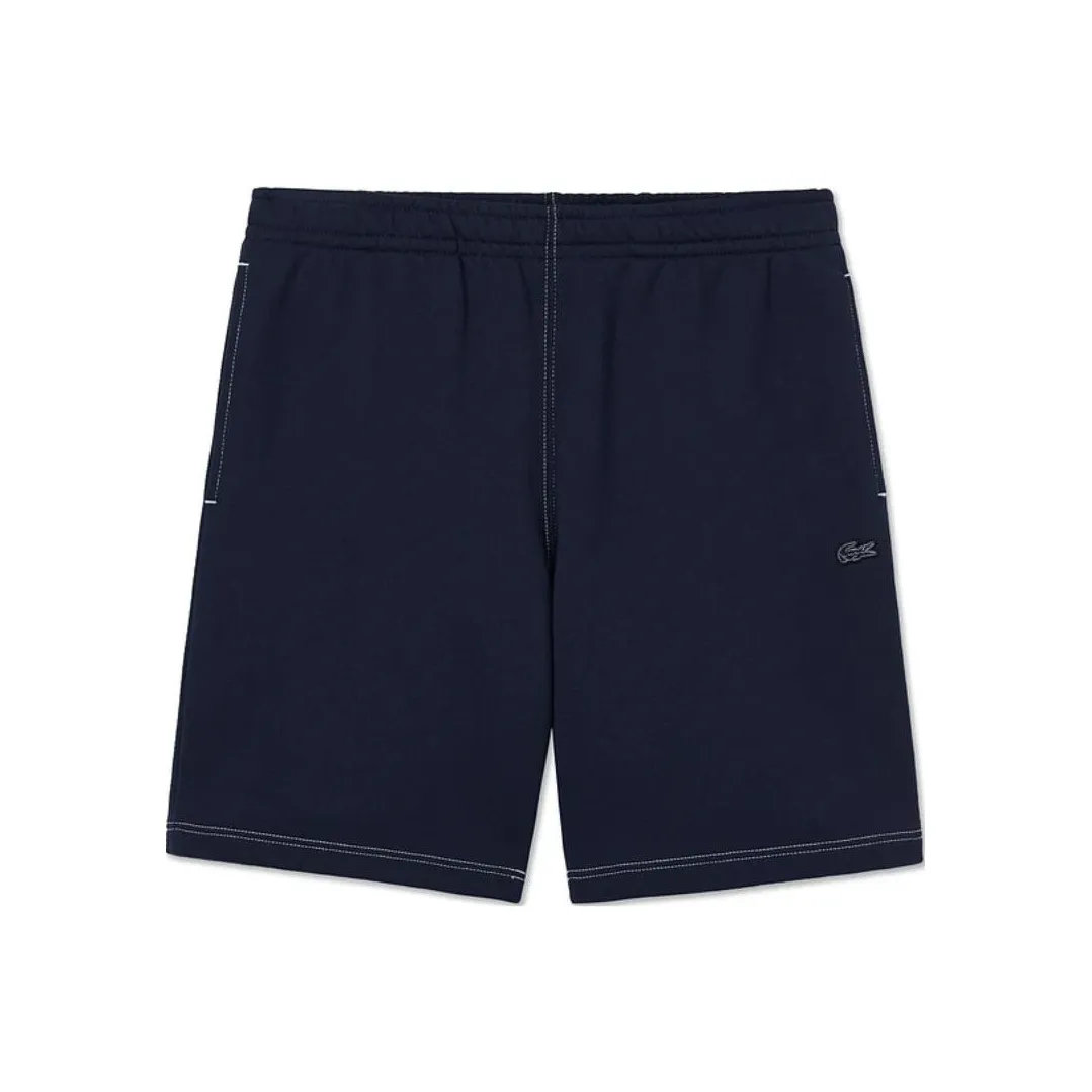 Шорты SS25 LACOSTE Collaboration Повседневные Мужские Темно-Синие