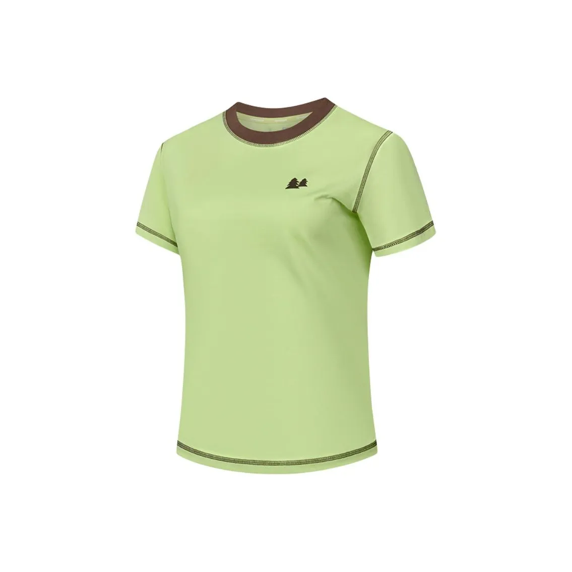 QIAODAN Sports Life Collection T-Shirt Женская Бамбуковый Зеленый