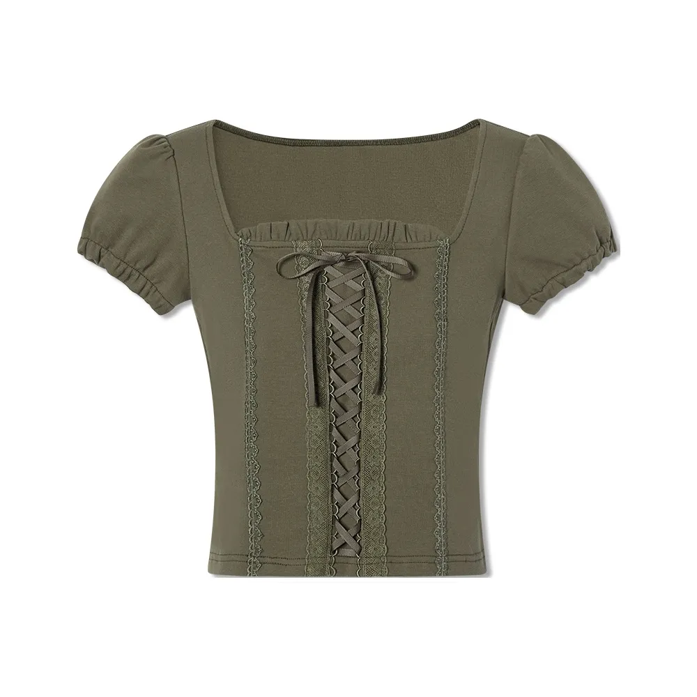 I'M ONE Буф-рукав Т-рубашка Женская