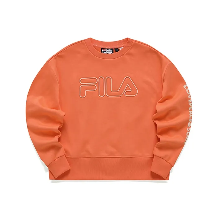 FILA FUSION Солнечно-оранжевый Женские Свитшоты