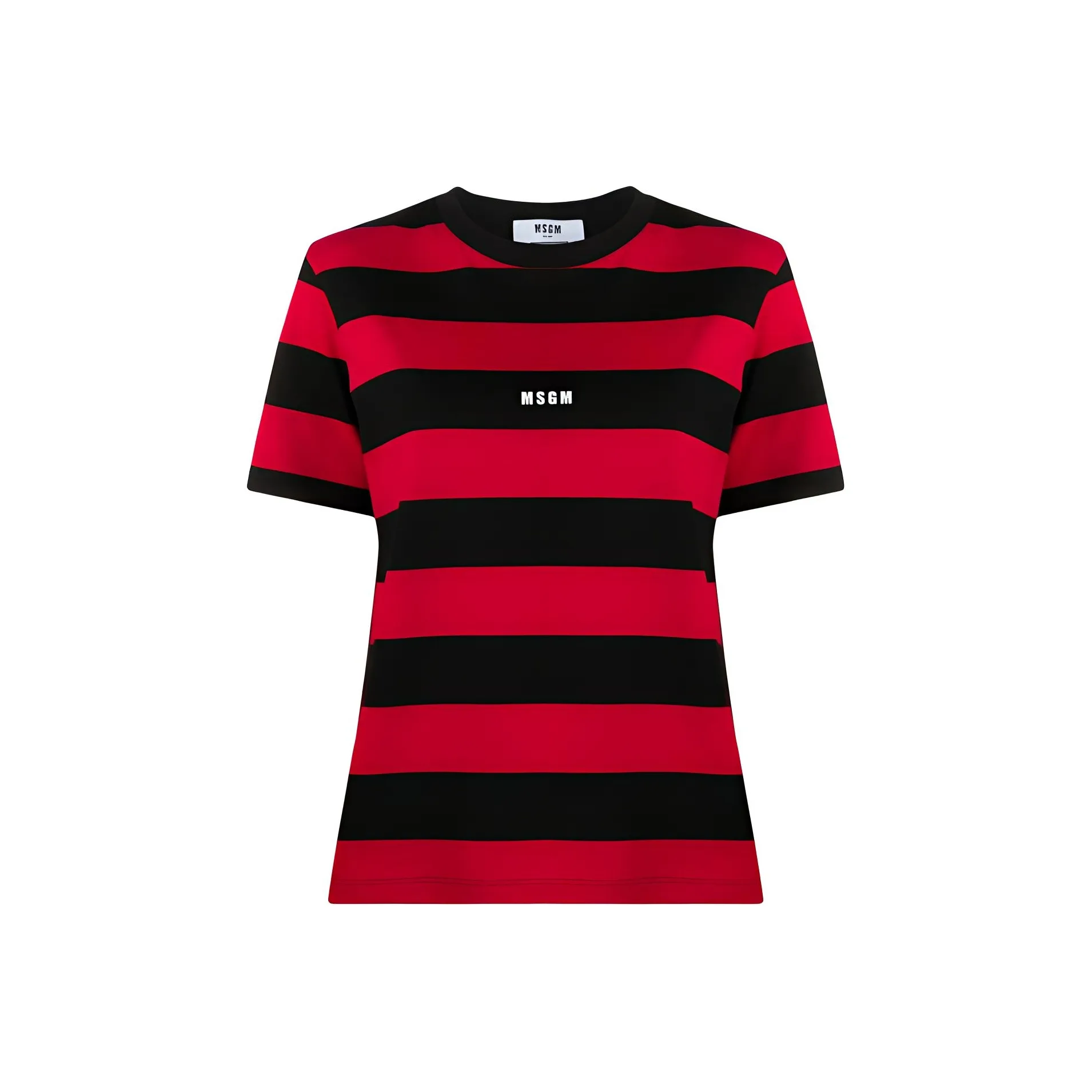 MSGM T-Shirts Women's Red Black