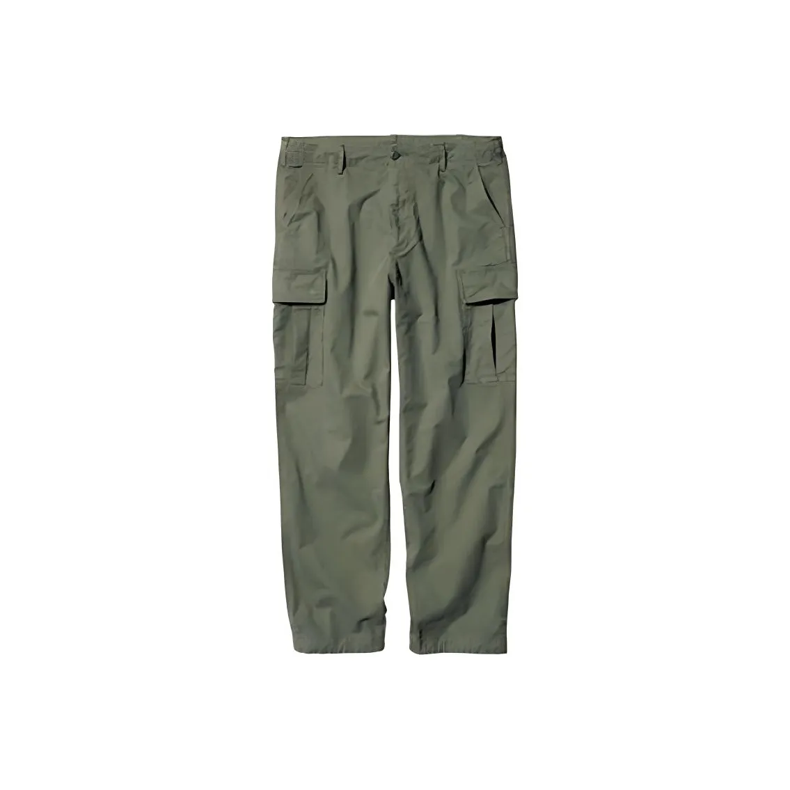 UNIQLO Повседневные брюки Унисекс Оливковый