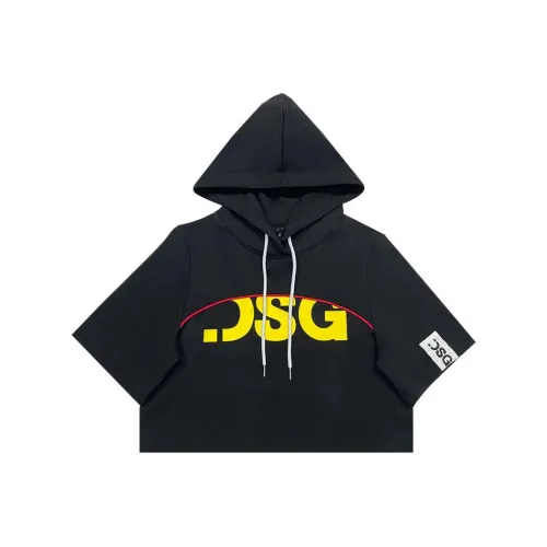 DSG DISGUSTO Черно-желтый Женские Свитшоты