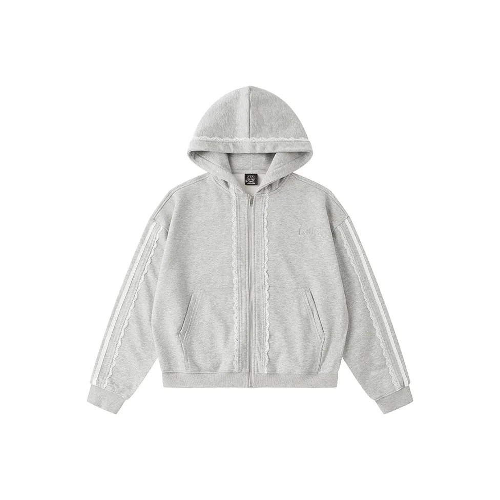 LAMLICKA Толстовка Женская Серого цвета