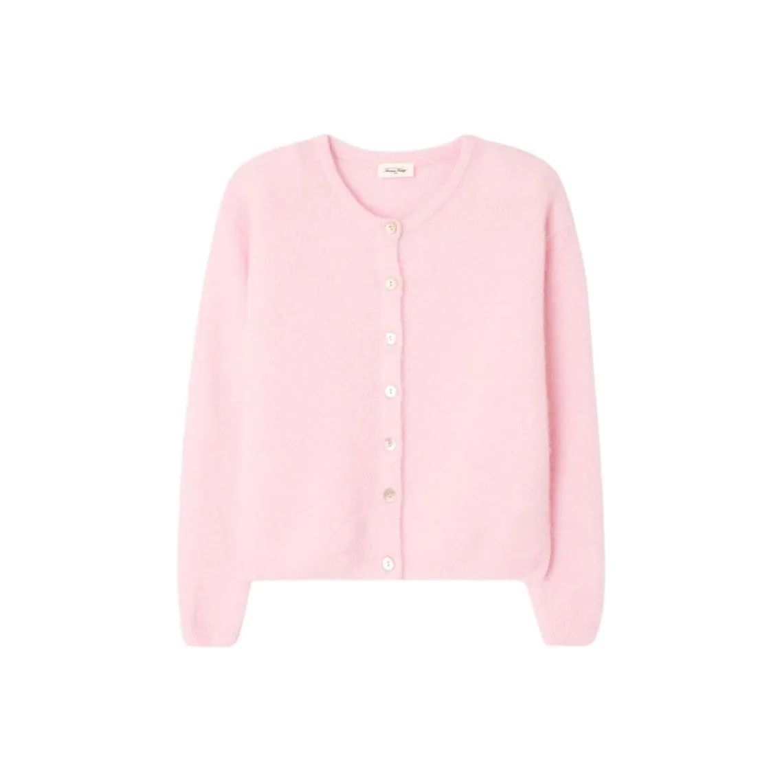 AMERICAN VINTAGE A.M SS25 Жилет Femme Vitow Свитер Женские Конфетно-розовый