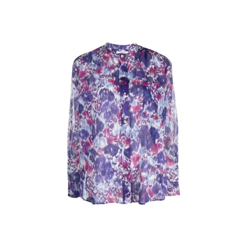 ISABEL MARANT Фиолетовые Женские Рубашки