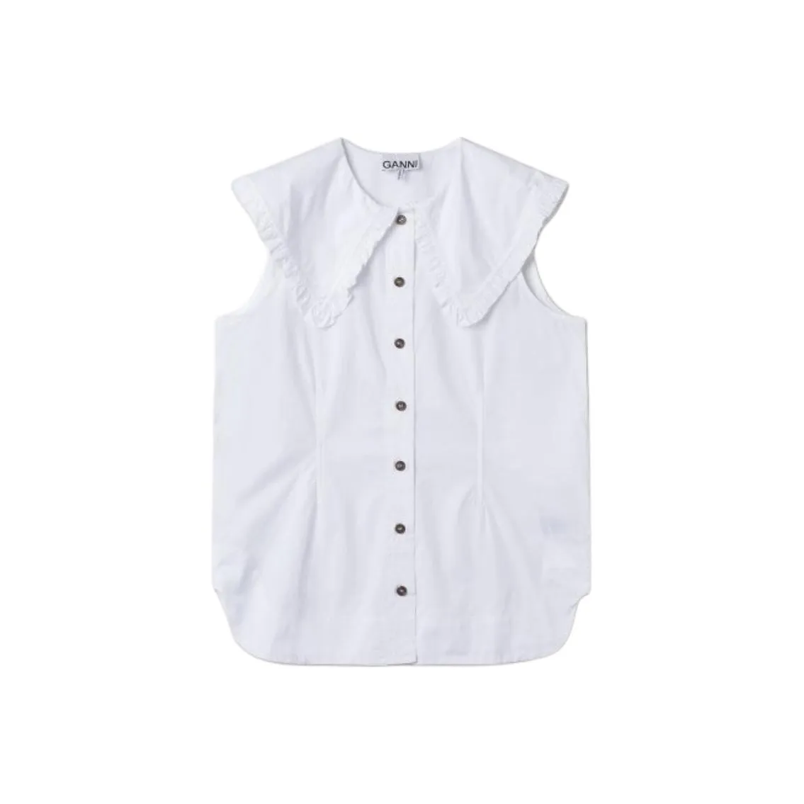 GANNI Белые Женские Рубашки