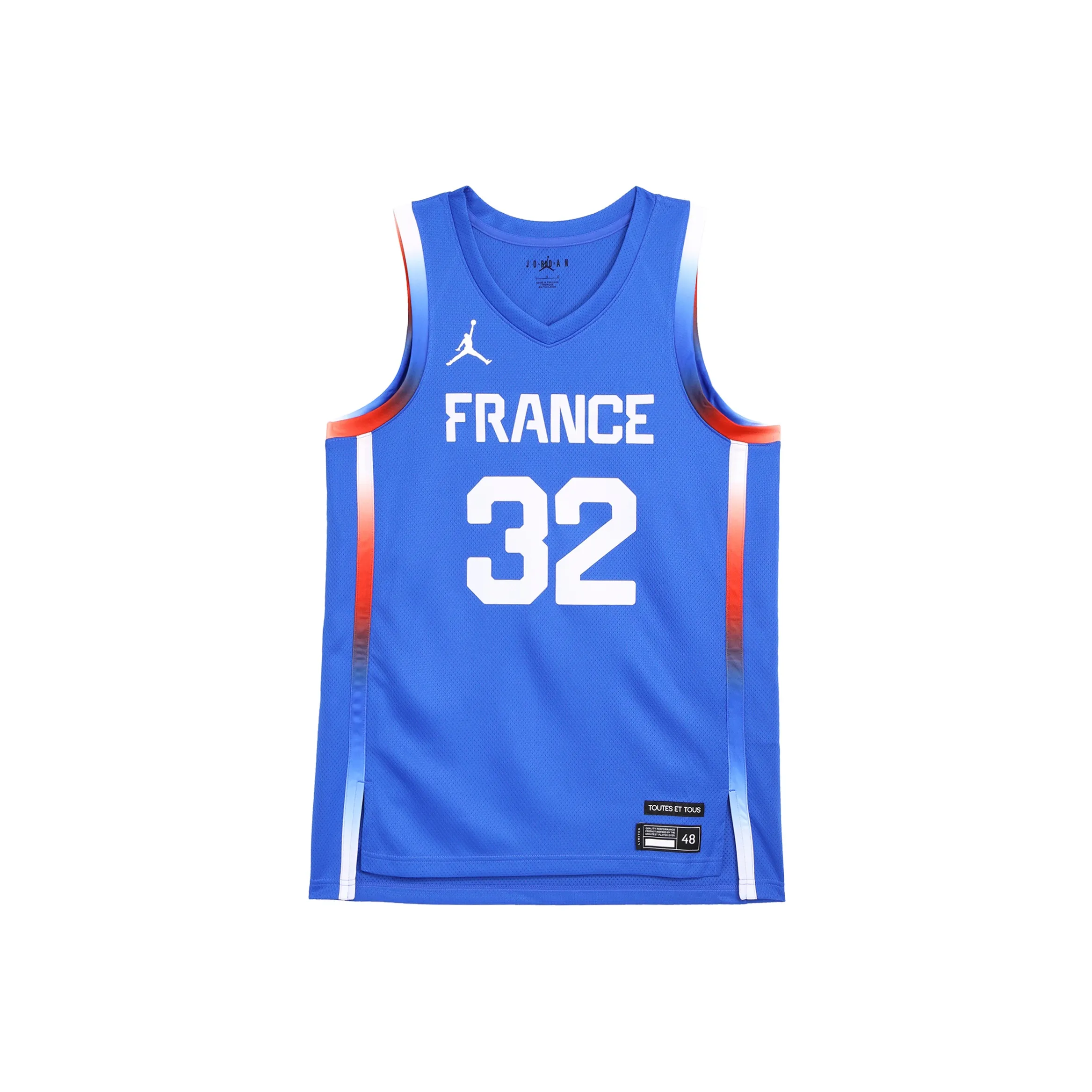 Jordan Victor Wembanyama Баскетбольная Джерси Мужская Синяя
