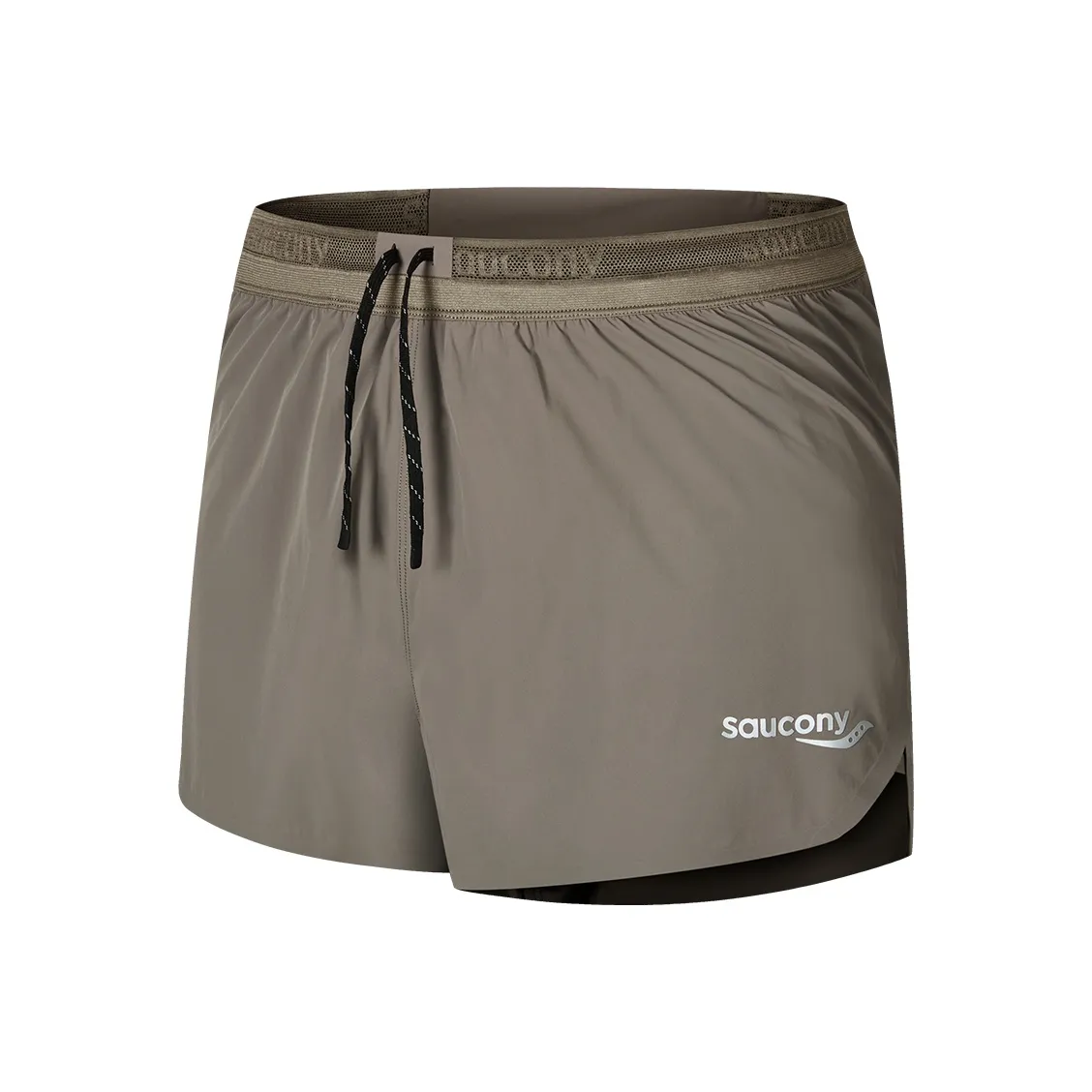 Saucony SS25 Повседневные шорты Мужские Чистый серый Кофе