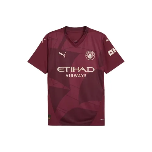 PUMA Manchester City 24/25 Красный Мужские Футбольные Джерси
