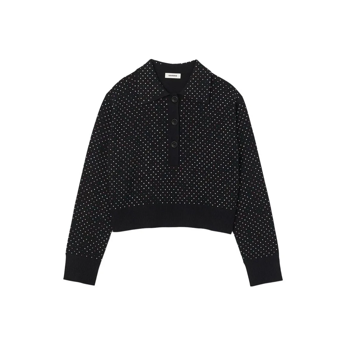 SANDRO Черные Женские Свитеры