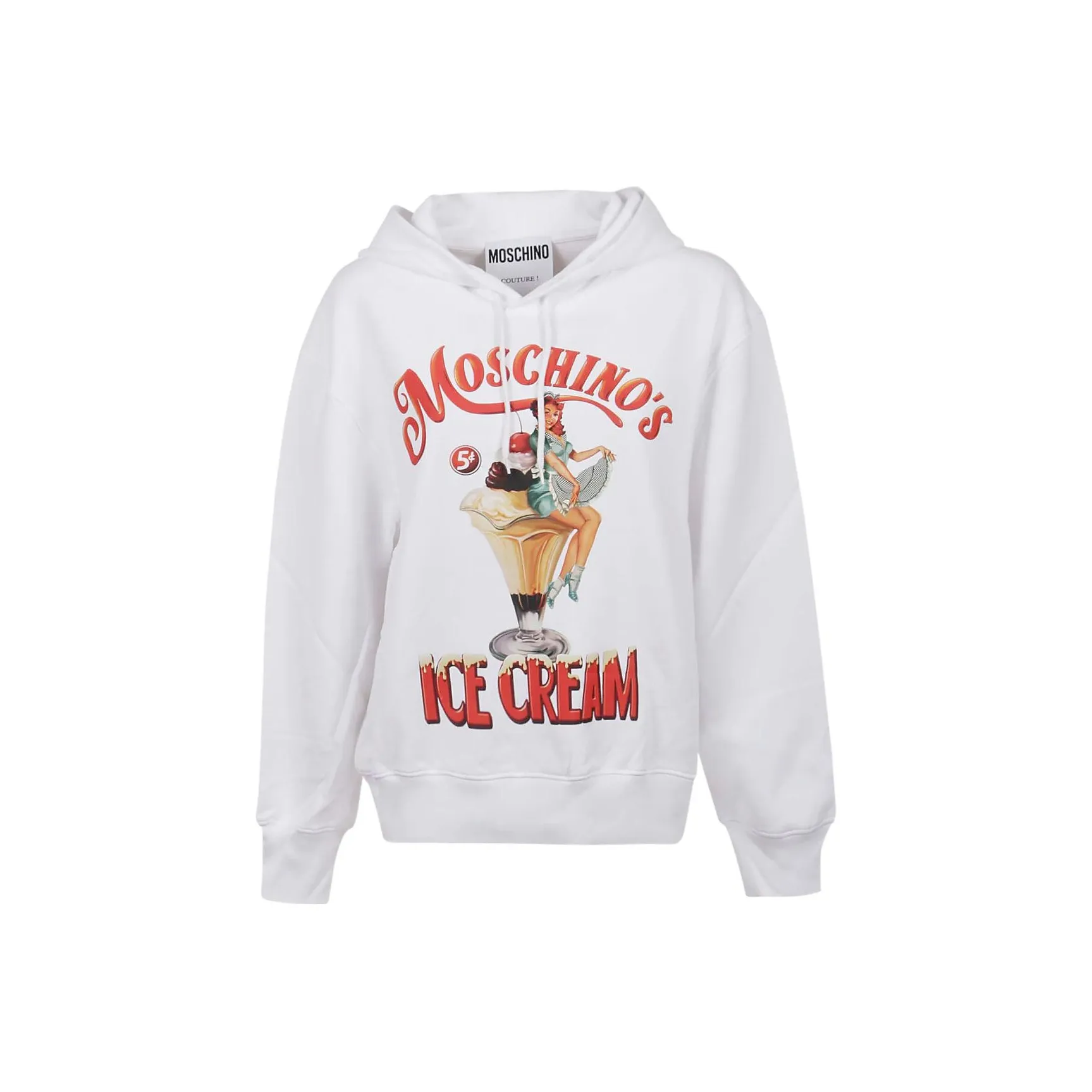 MOSCHINO Свитшот Женский Белый