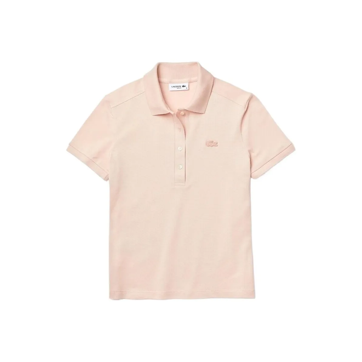 LACOSTE L.12.D Slim Fit Stretch Mini Piqué Polo Shirt