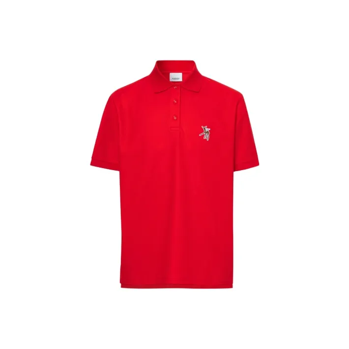 Burberry Polo Shirt Women's Red