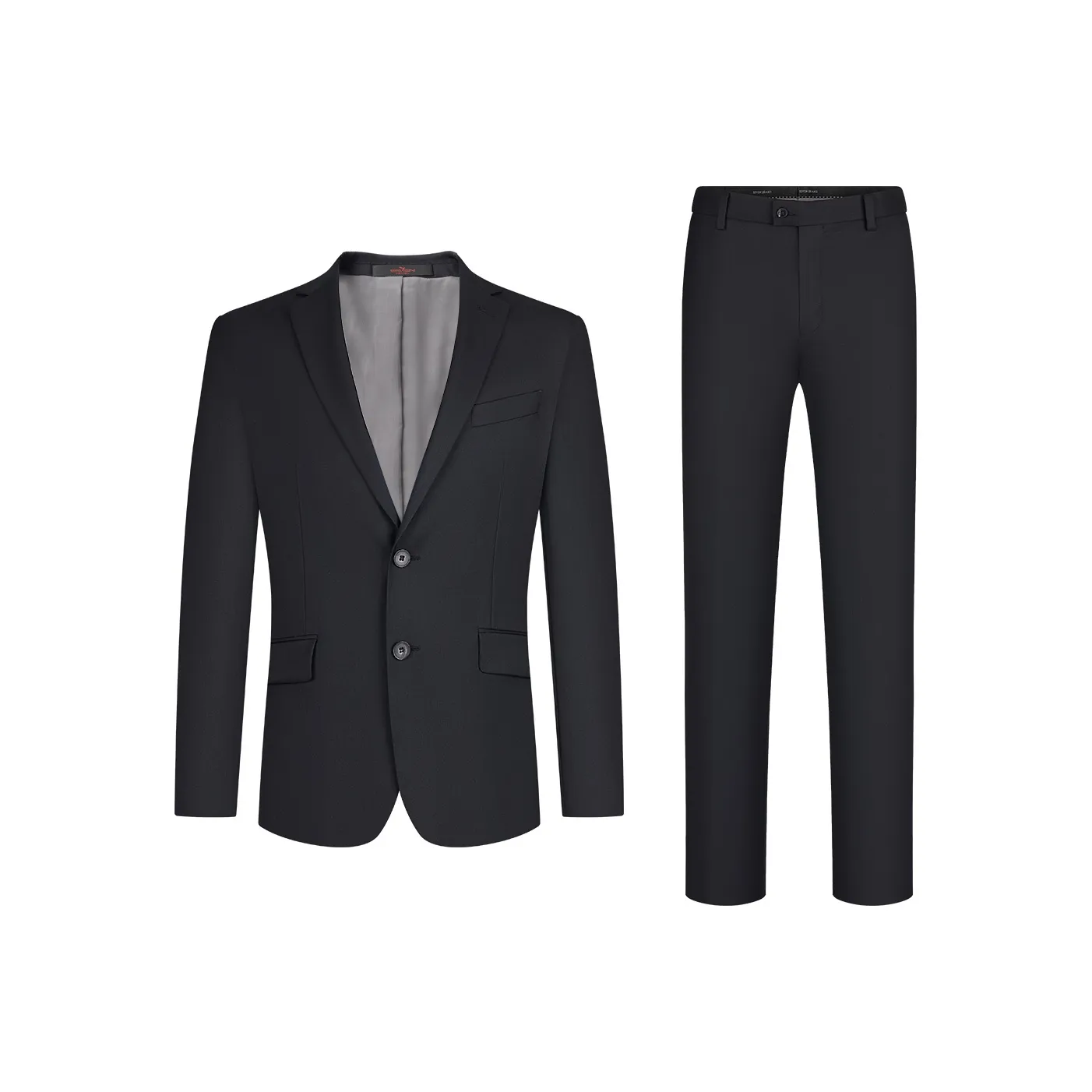 SEVEN Деловой костюм мужской черный