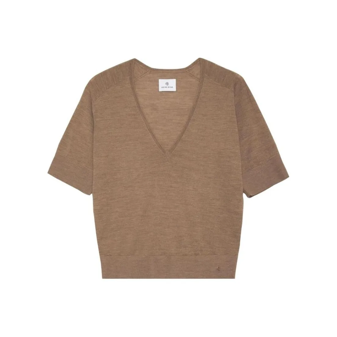 Anine Bing Aria Merino Wool-cashmere Blend Jumper