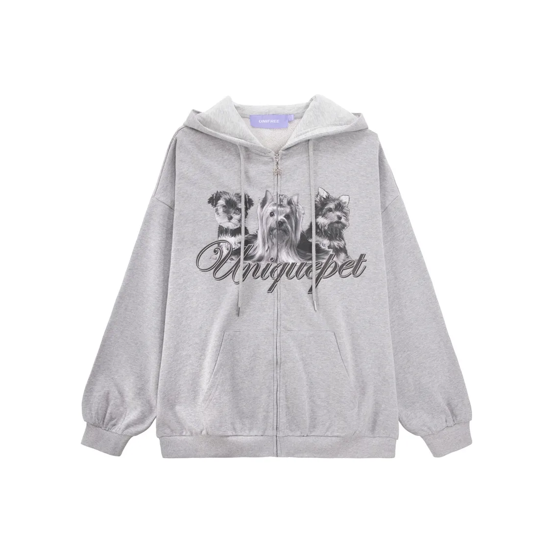 UNIFREE Толстовка Кардиган Куртка Женская Фотиния Серый