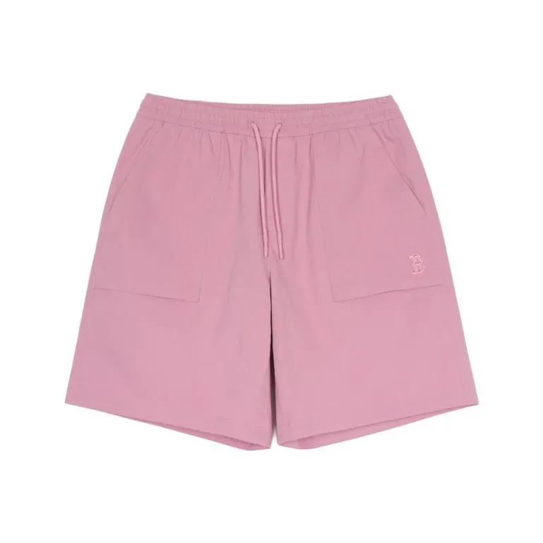 MLB Basic Boston Red Sox Casual Shorts Unisex Hemp Pink