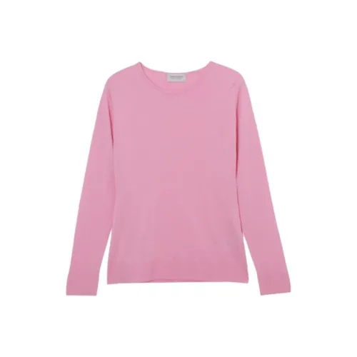 JOHN SMEDLEY Розовые Женские Свитеры