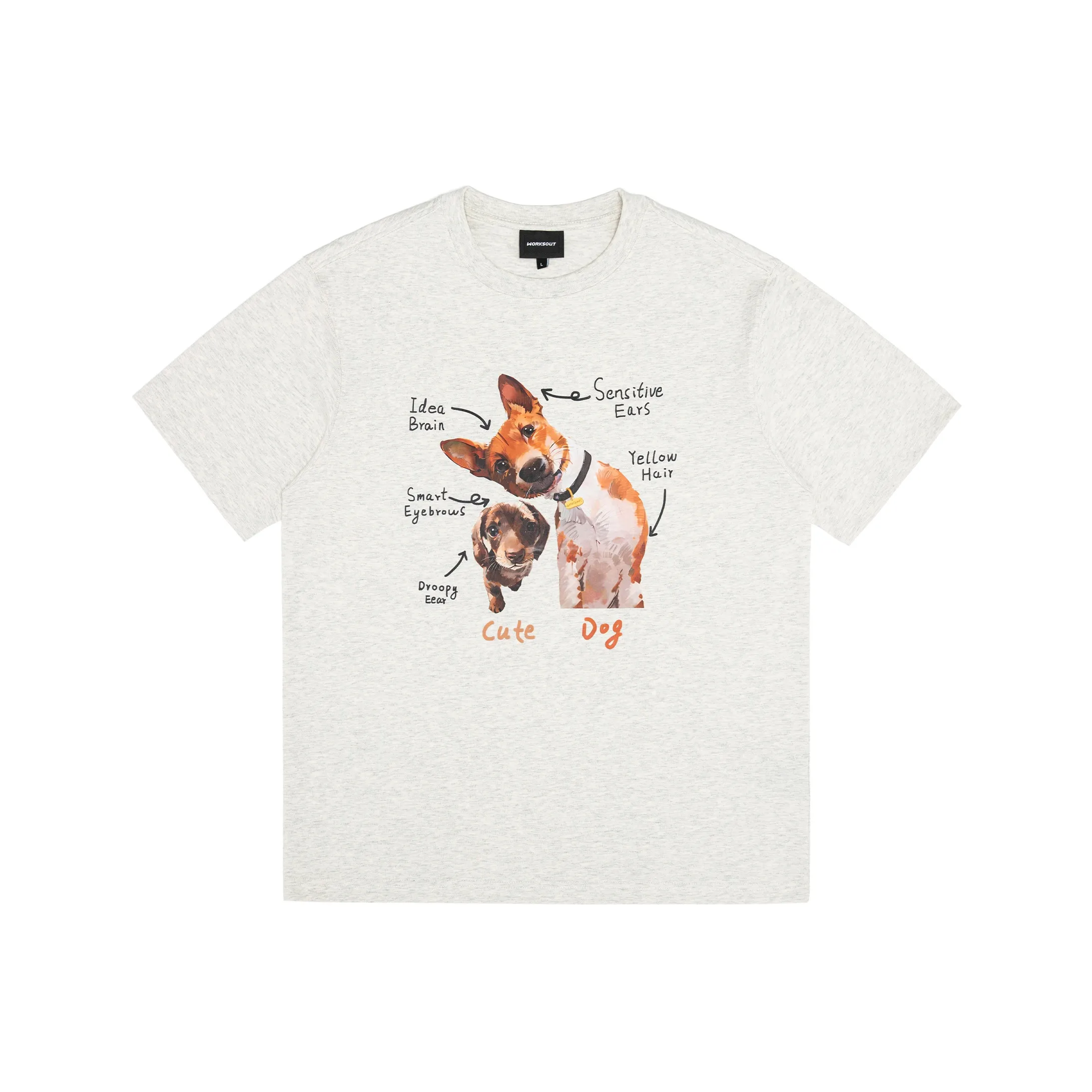 WORKSOUT Рукав с оборванным плечом Короткий рукав Т-рубашка Унисекс