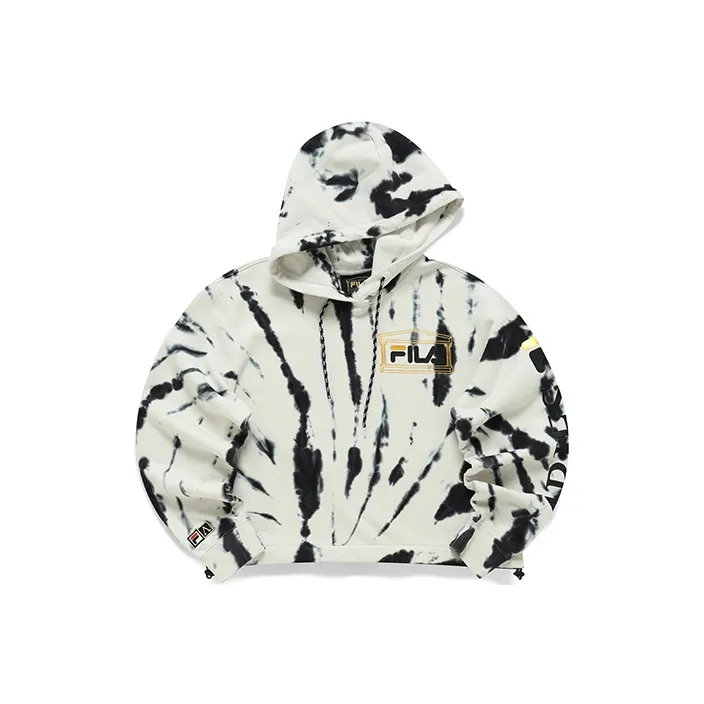 FILA FUSION X ARIES Коллаборация Коллекция Толстовка Женская Стандартная Белая