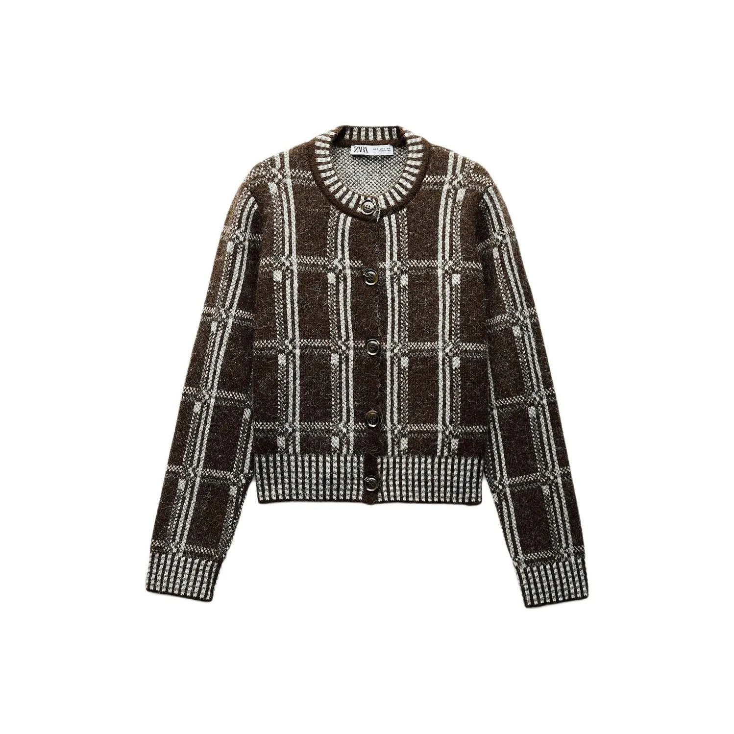 ZARA Коричневые Женские Свитеры