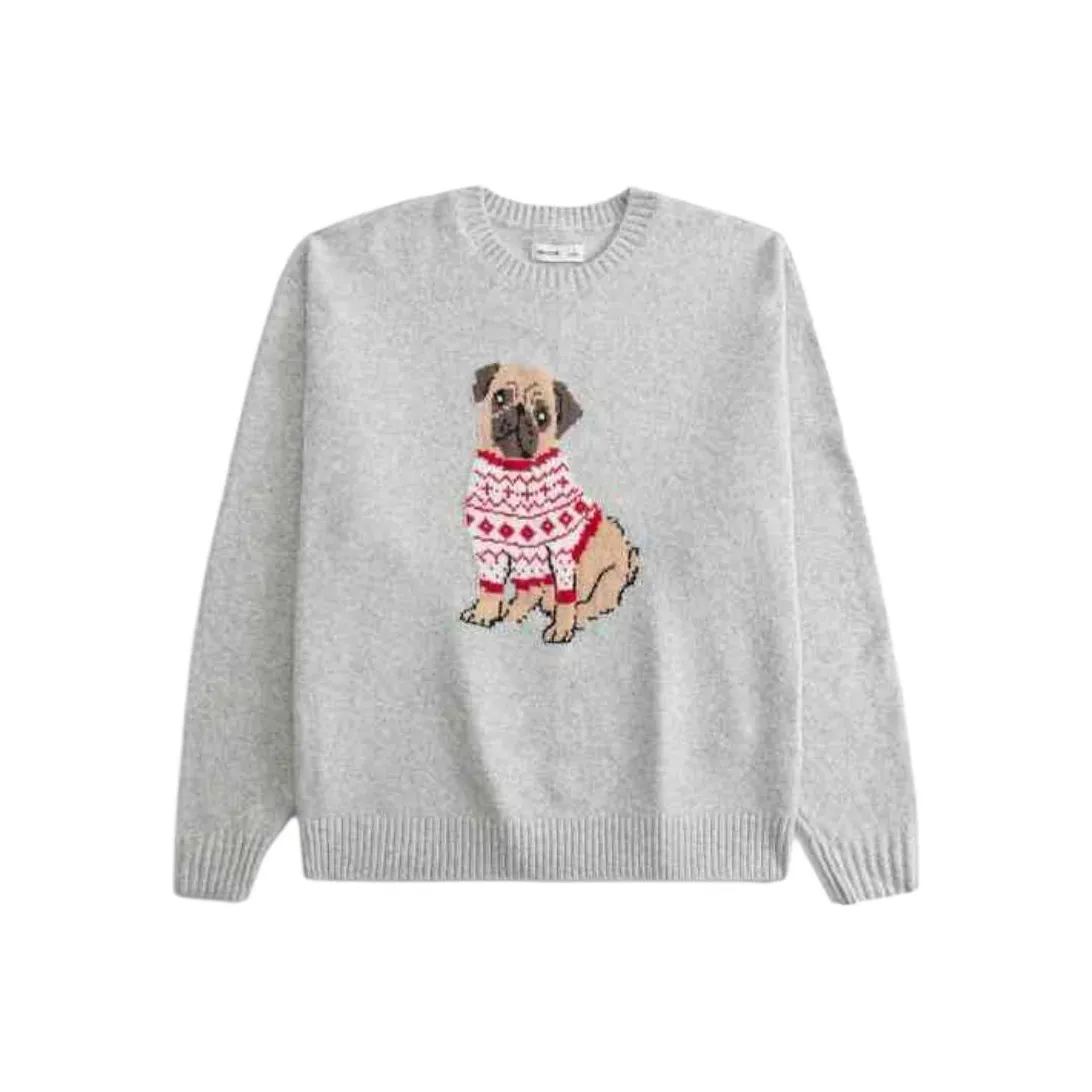 Hollister Свитер Женский Светло-Серый