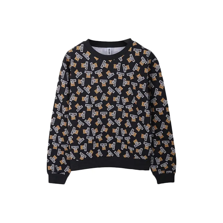 MOSCHINO Свитшот Женский Черный