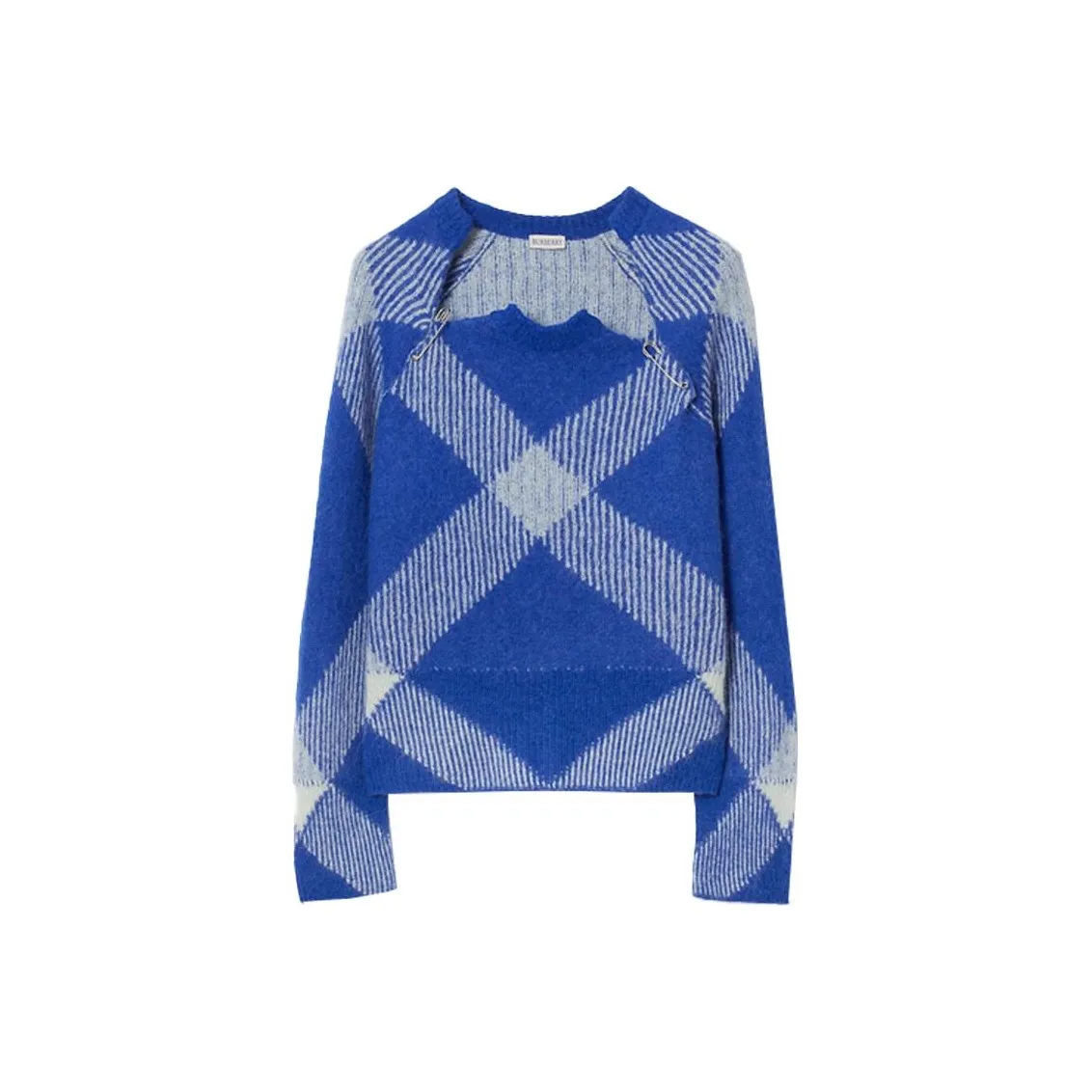 Burberry Check Alpaca Wool Blend Jumper 'Knight'