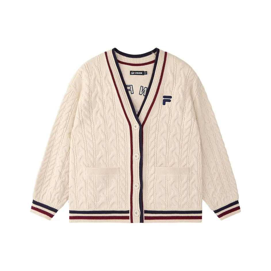 FILA FUSION FOB Series Knitwear Women's Wheat Cream