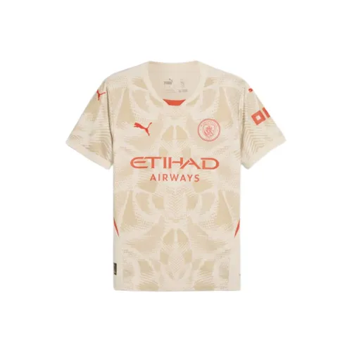 PUMA Manchester City 24/25 Бежевый Мужские Футбольные Джерси