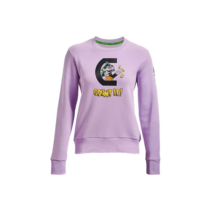 Under Armour Curry X Sesame Street Sweatshirts Women's Purple