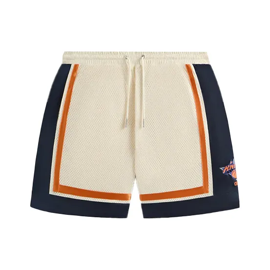 KITH Collaboration x New York Knicks FW24 Повседневные шорты Мужские Песочные