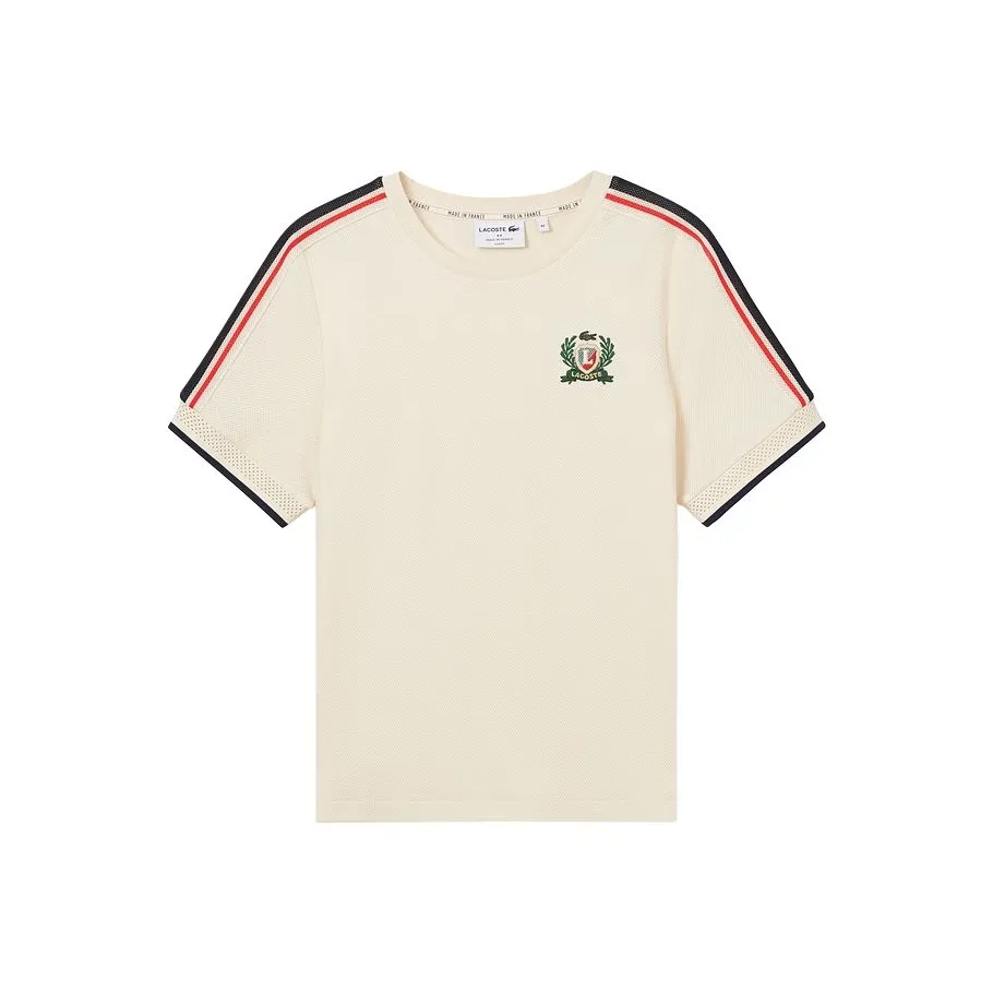LACOSTE Textured Piqué T shirt