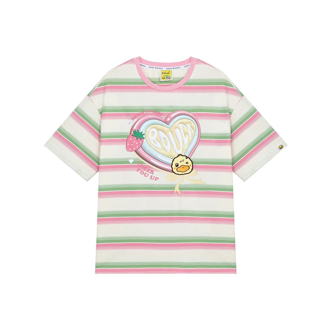 B.Duck Regular T Shirt Women's Rainbow