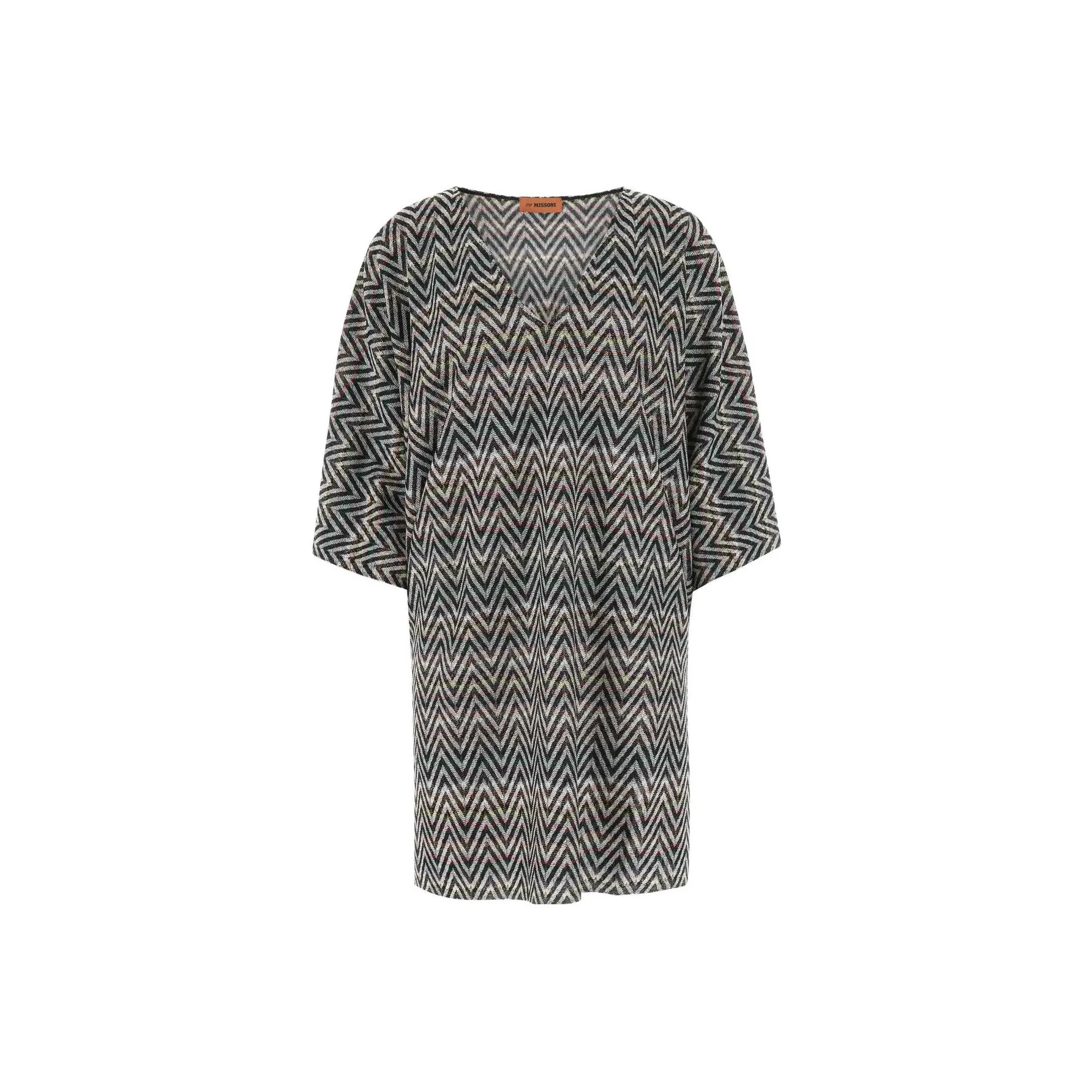 MISSONI V Neck Short Sleeved Dress