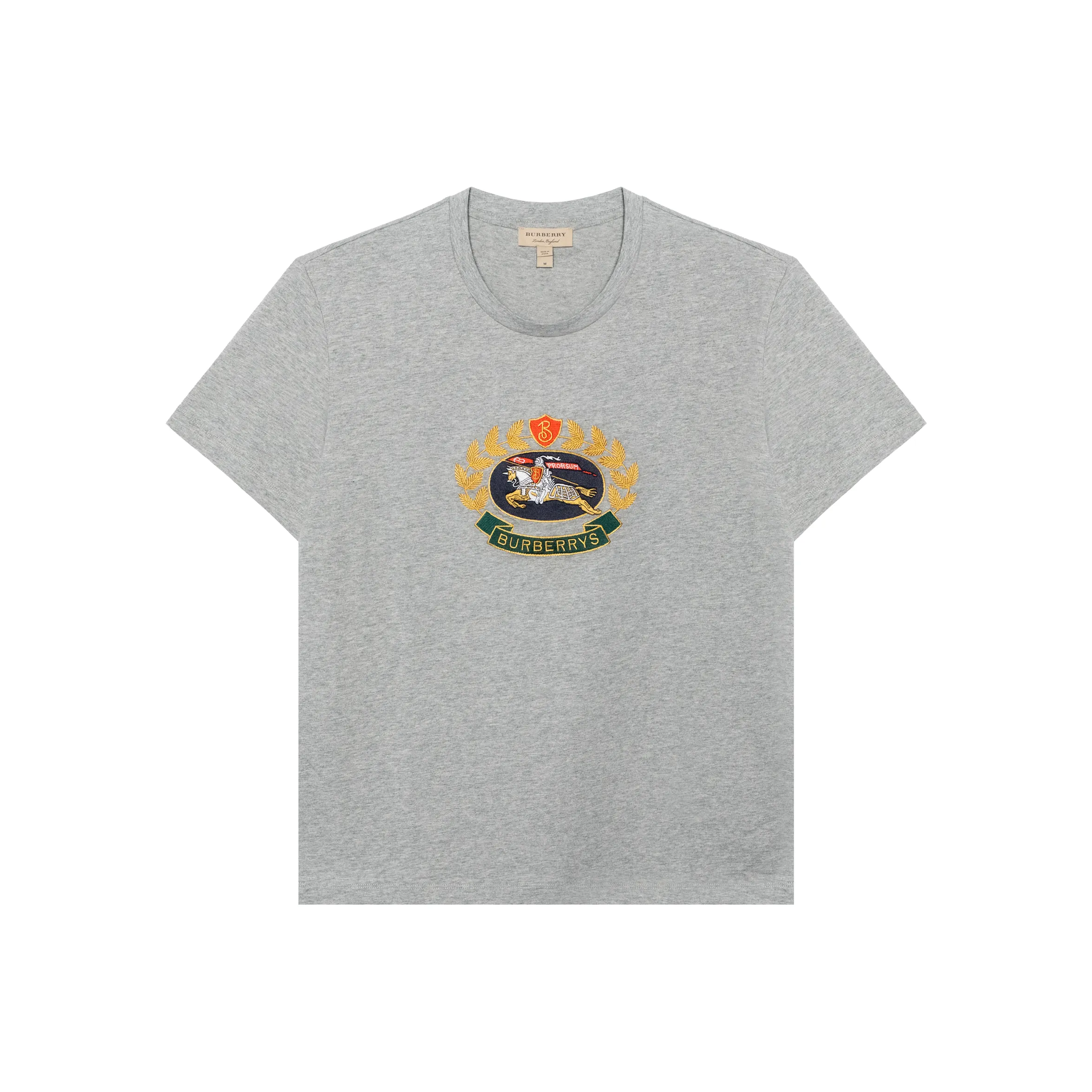 Burberry T-рубашка женская светло-серая