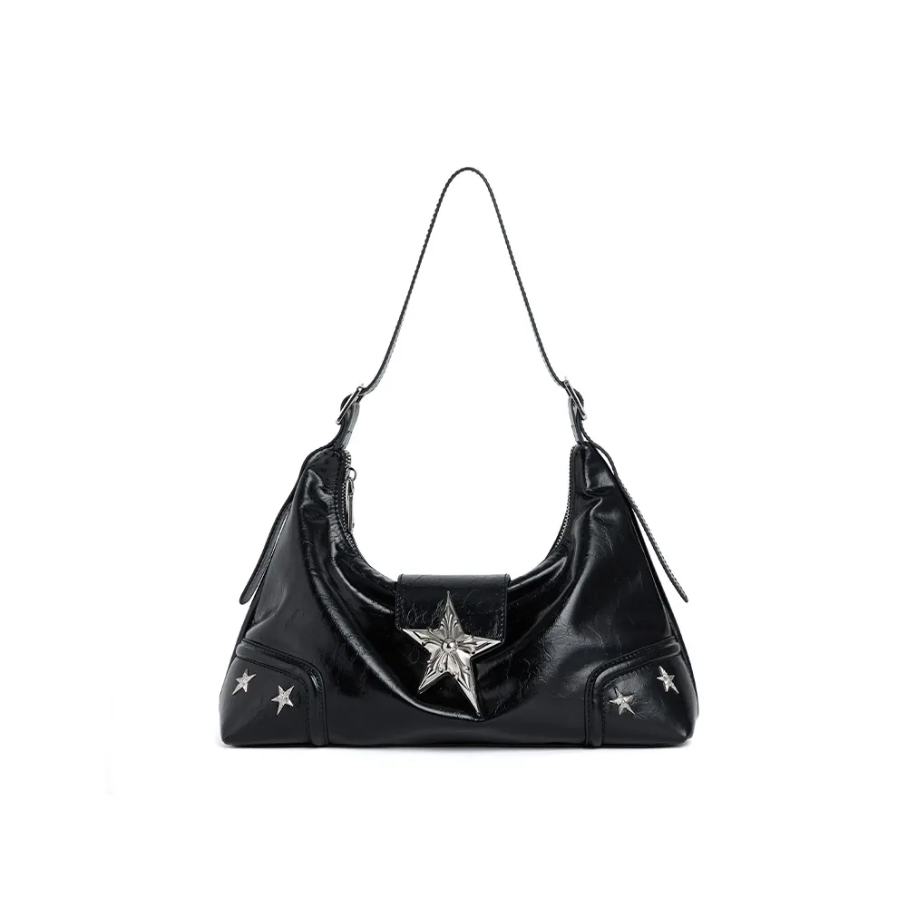 JACD PU One Shoulder Handbag, Crossbody Bag Women's Black/Pink/White
