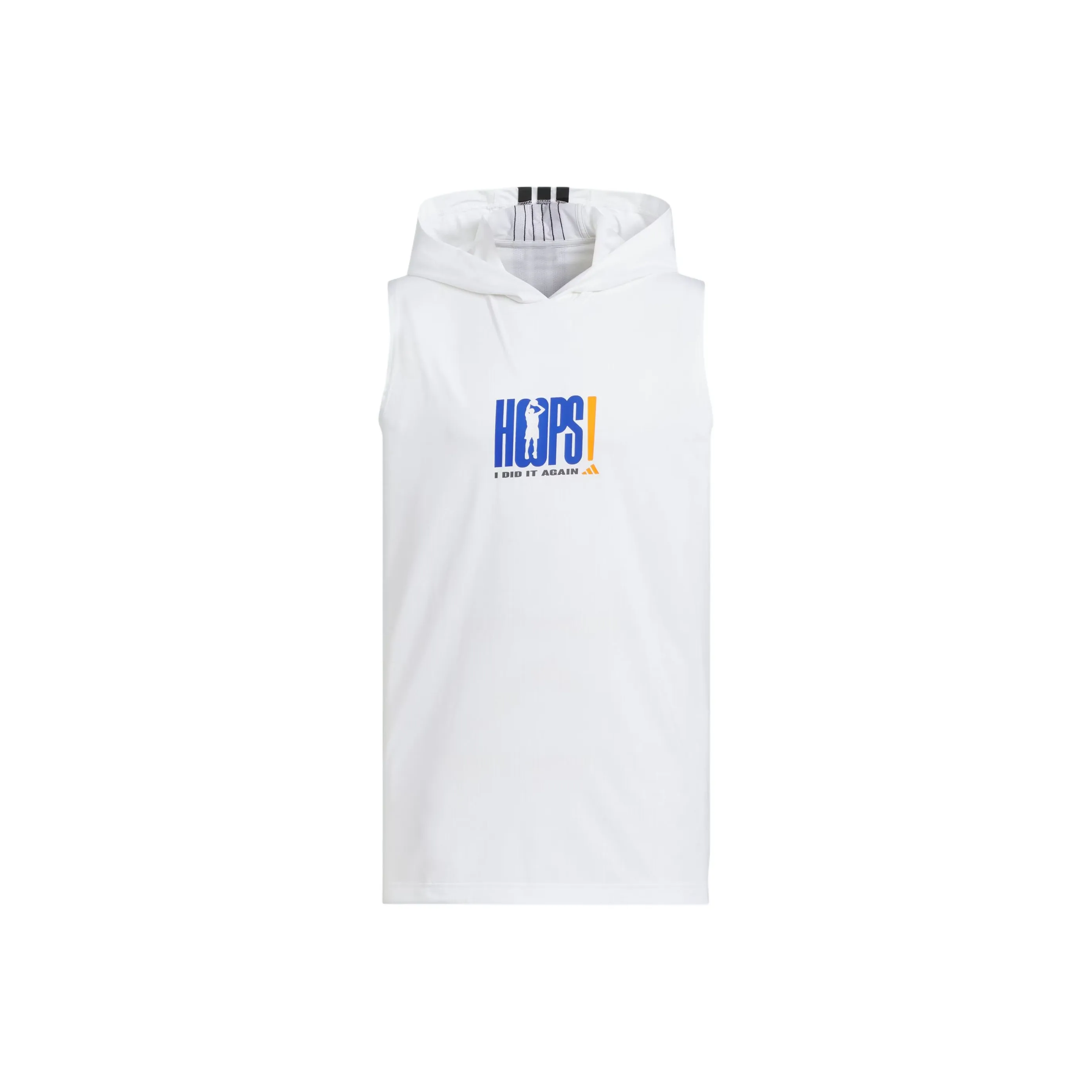 Adidas BASKETBALLHooded Basketball Jersey Unisex White