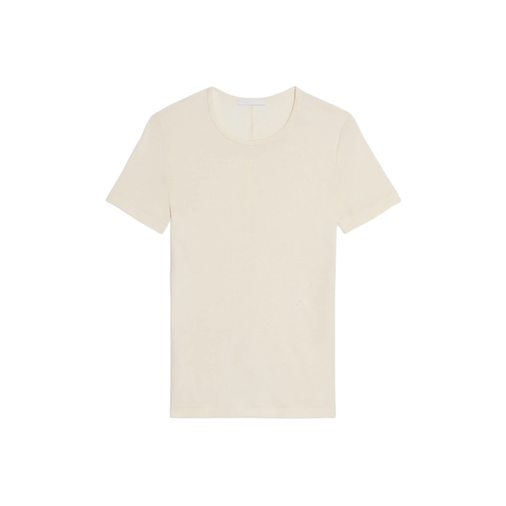 Seasonal Graphic White Cotton T-shirt Man
