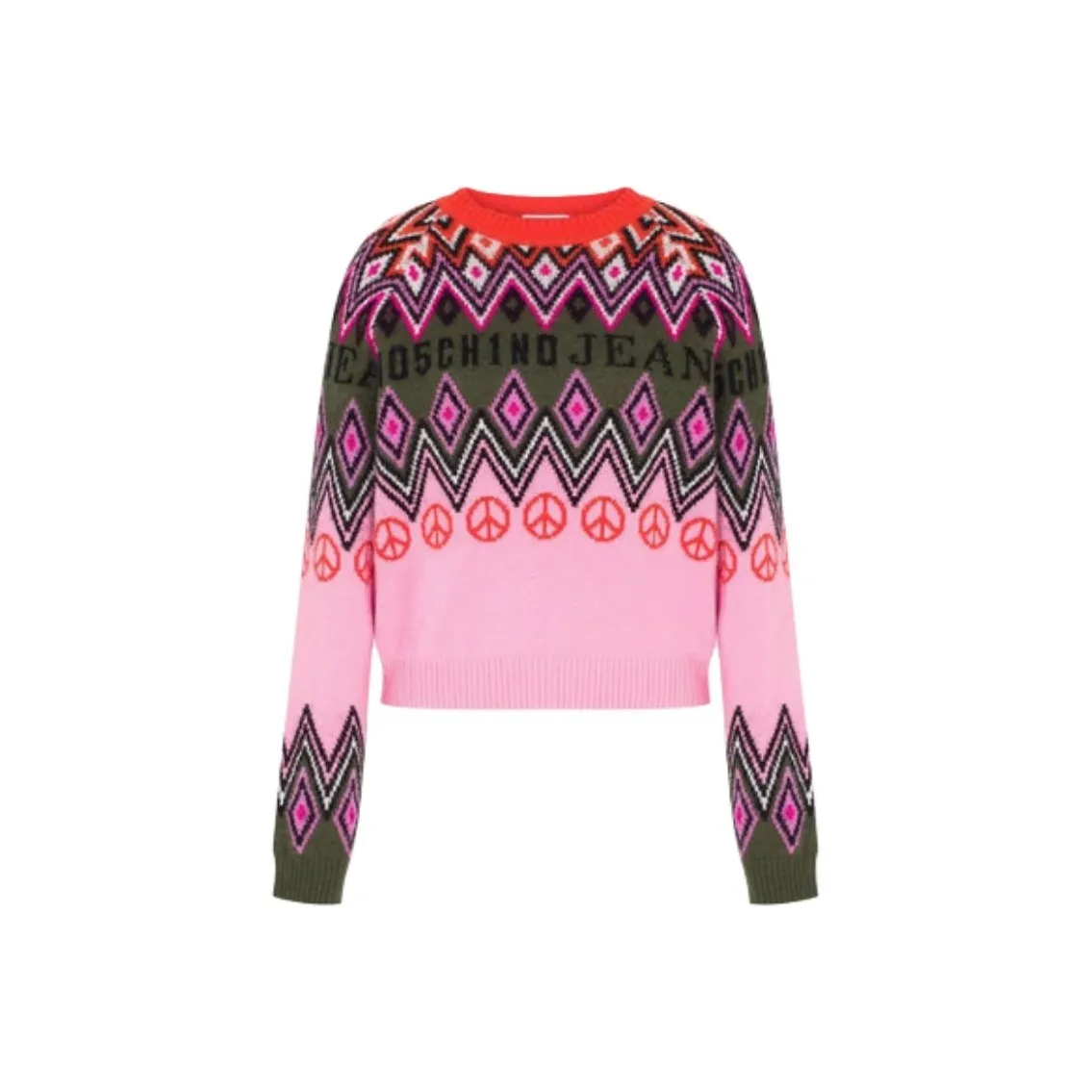 MOSCHINO Розовые Женские Свитера