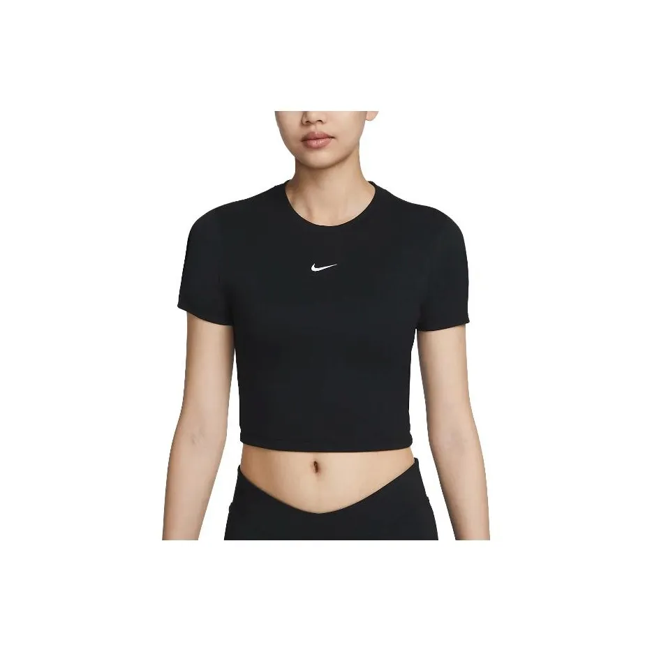 Nike Sportswear Essential Women's Slim-Fit Crop T-Shirt Black