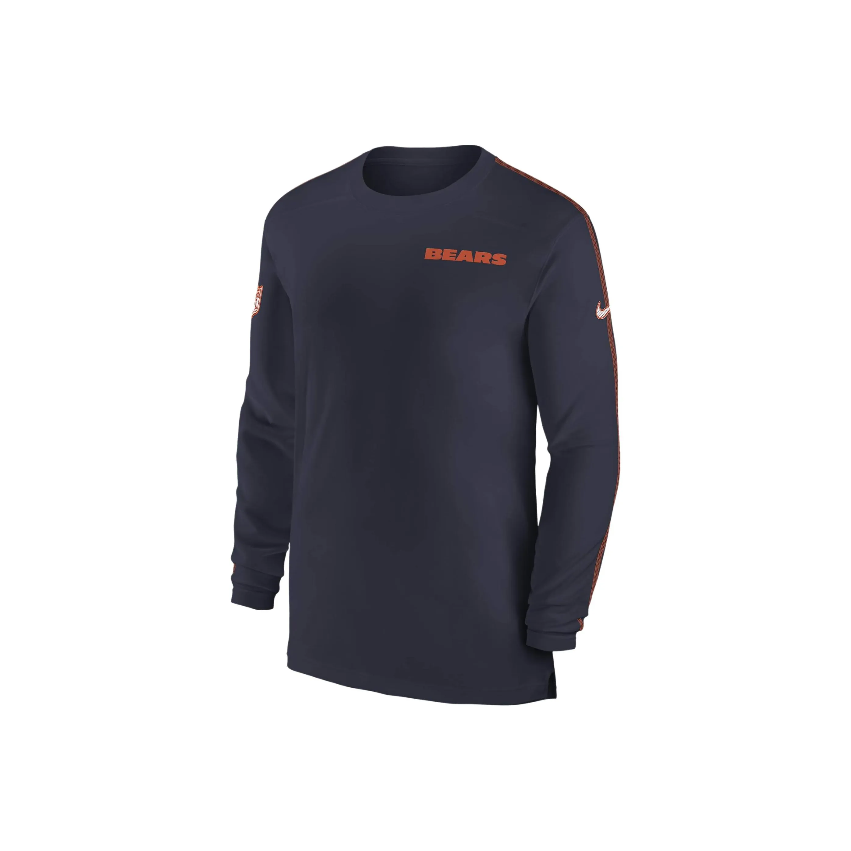 Nike Chicago Bears Sideline Coach Men's Nike Dri FIT Nfl Long Sleeve Top